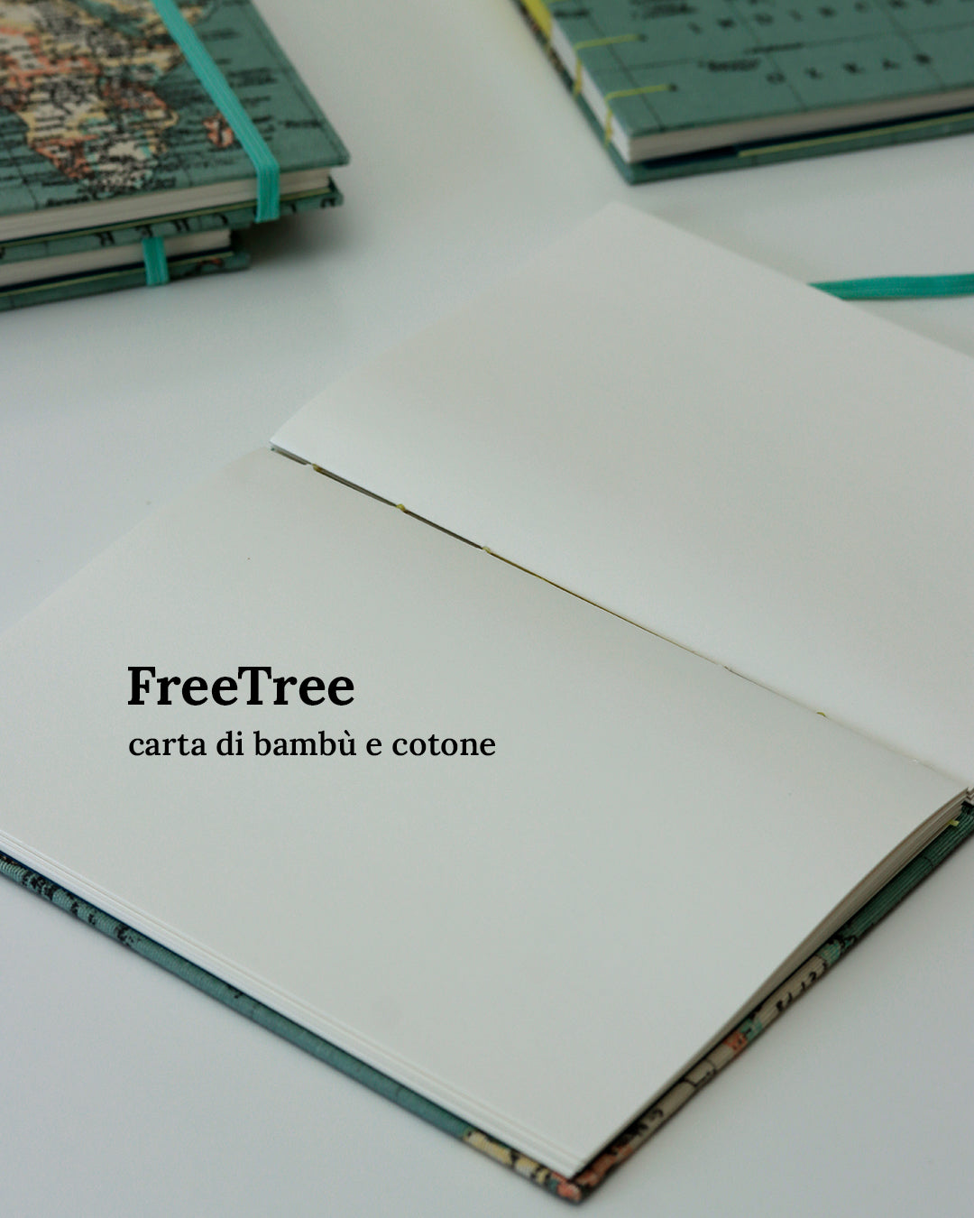 Quaderno Appunti Formato A5 Mappamondo con busta ed elastico
