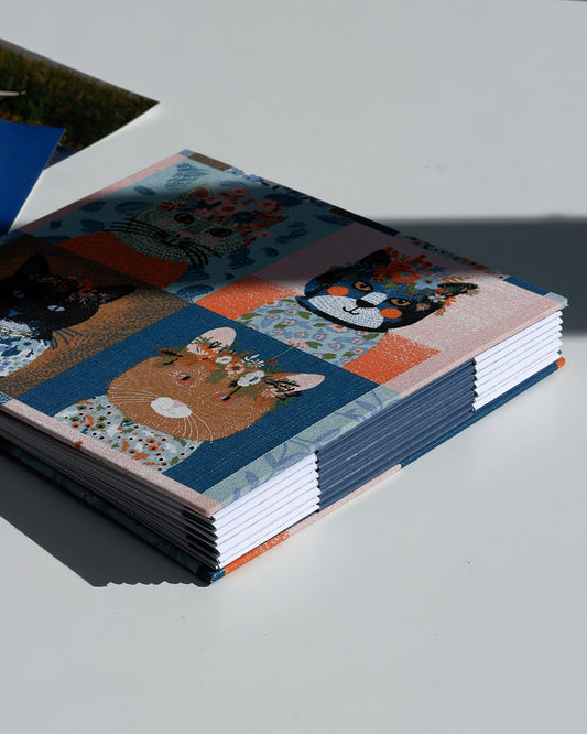 Album medio fotografia o guestbook | rilegatura australiana | ritratti di gatti