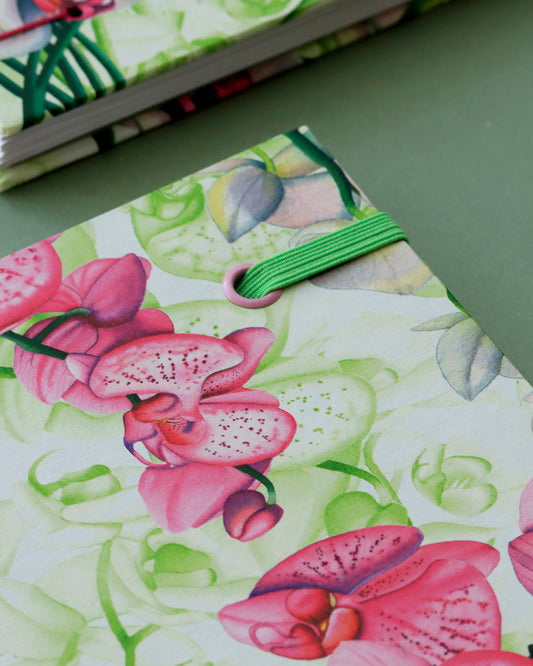 Quaderno A5 botanico Appunti Orchidee