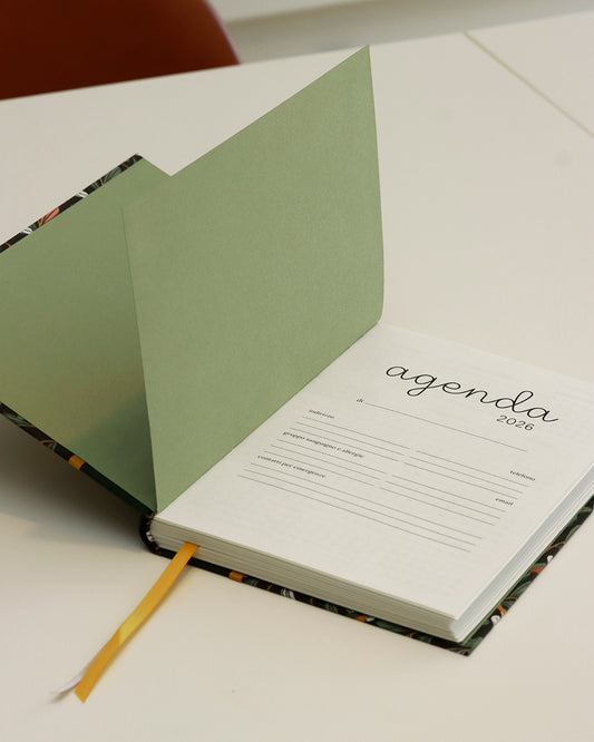 Agenda 2026 uccellini (dorso arrotondato)