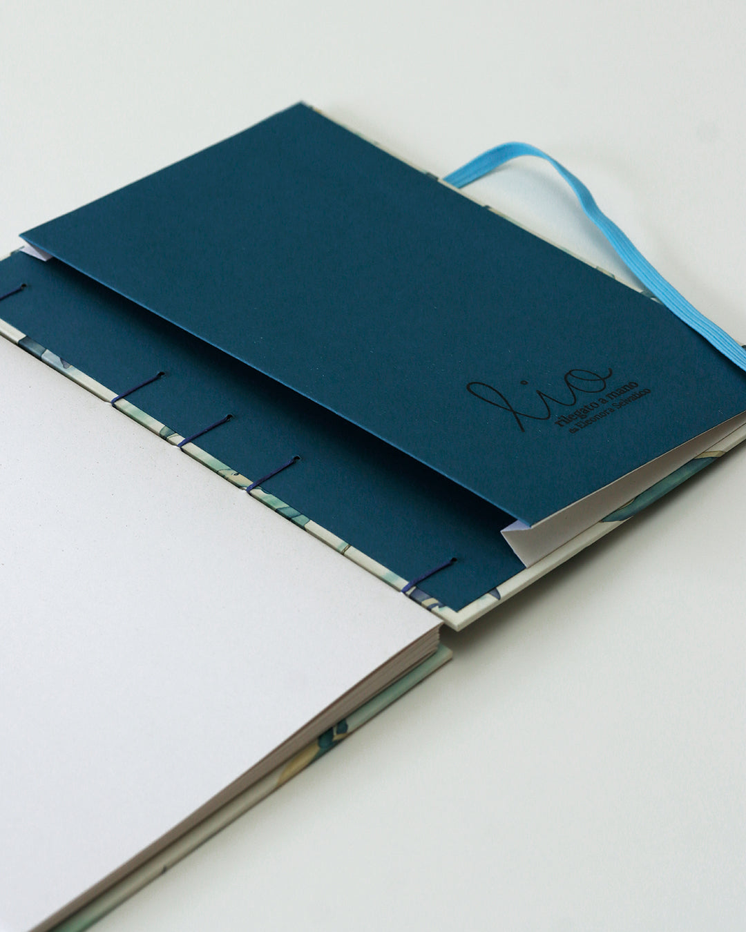 Quaderno Appunti, Formato A5, Algacarta, Barchette con elastico e busta