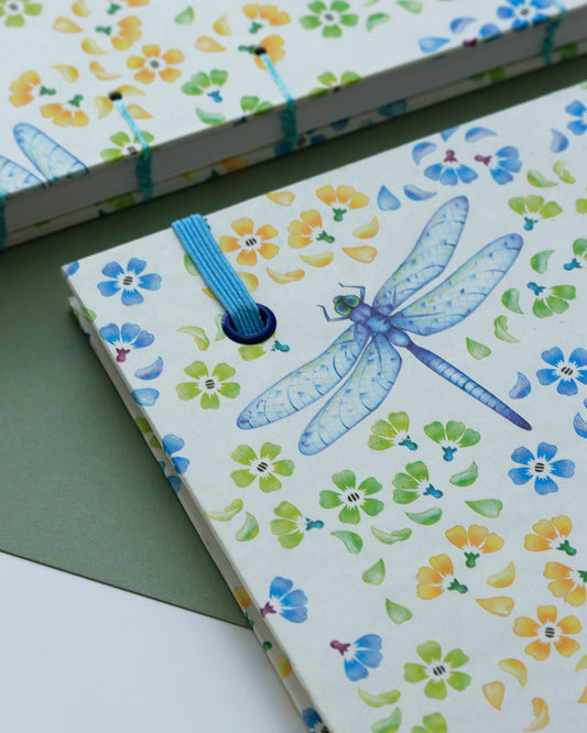 Quaderno A5 botanico Appunti Libellule