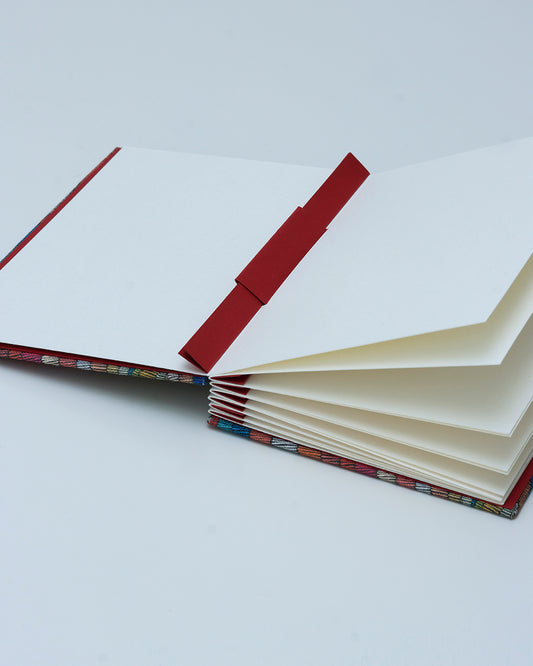 Quaderno Acquarello (Fabriano 1264, 25% cotone) onde, rosso