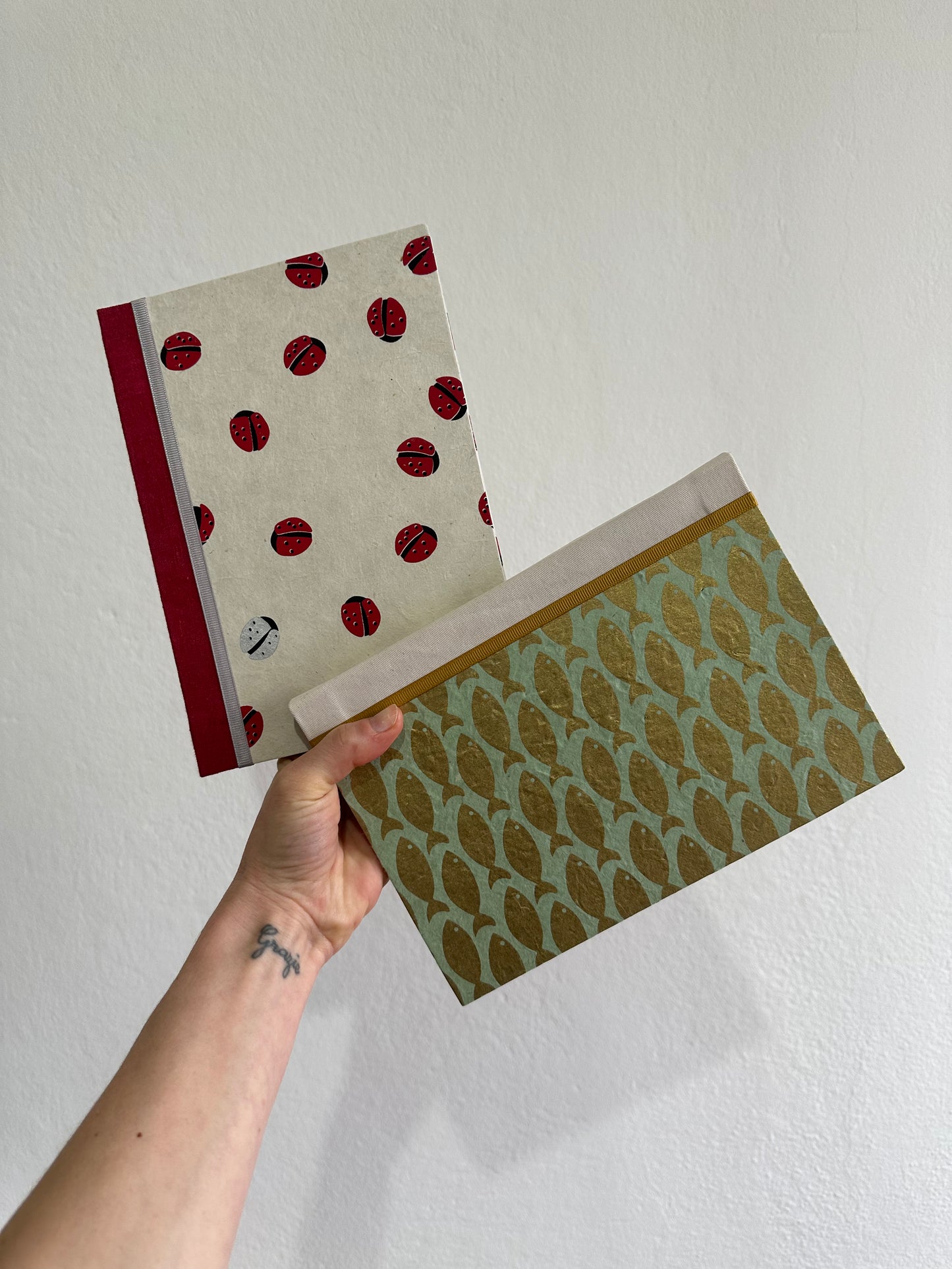 Quaderno Scrittura Creativa (rigato) lokta pesci