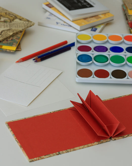 Album cartoline (illustrate) con mappa vintage di Londra e sobborghi 1887