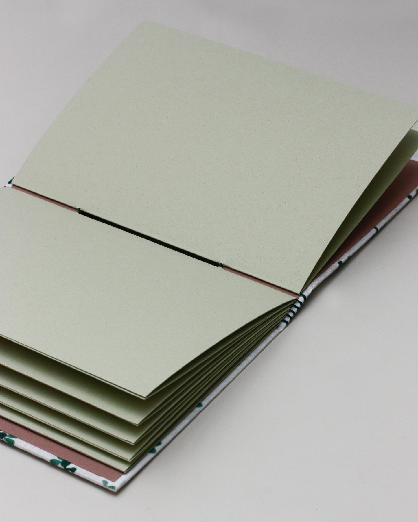 Album primavera fiori bianco & verde