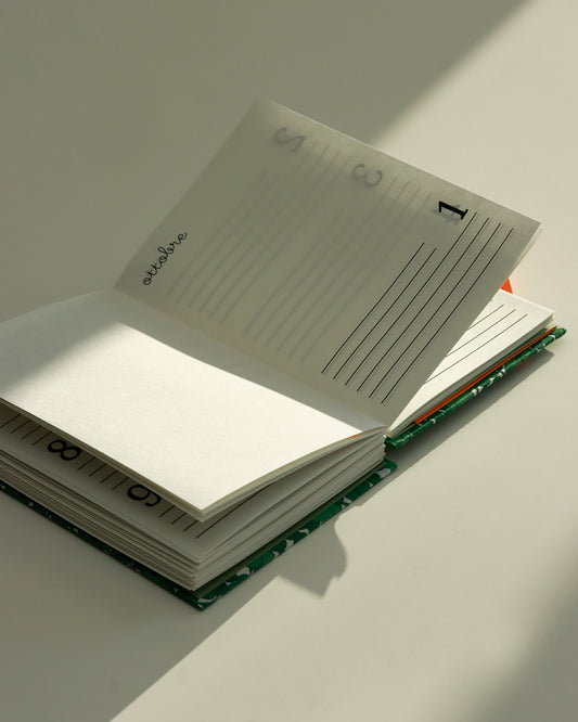 Agenda delle ricorrenze zucche (copta con elastico e busta)