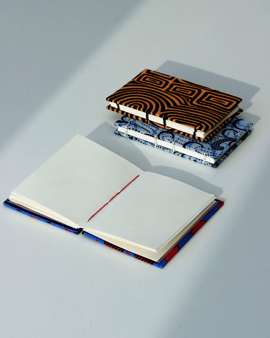 Pocket notebooks tessuto wax africano