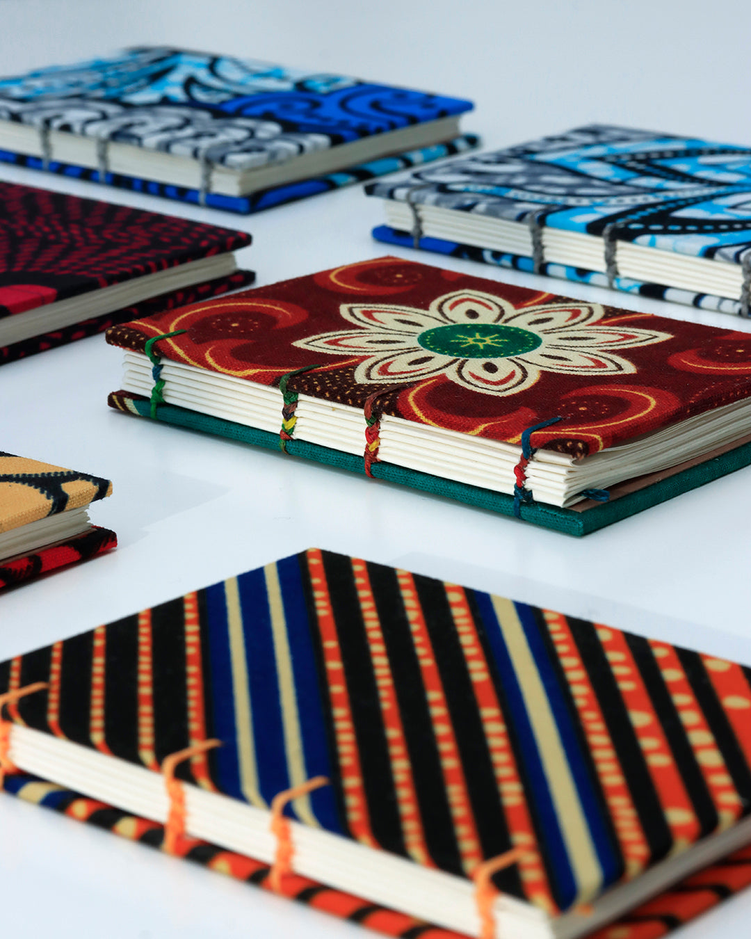 Pocket notebook tessuto wax africano