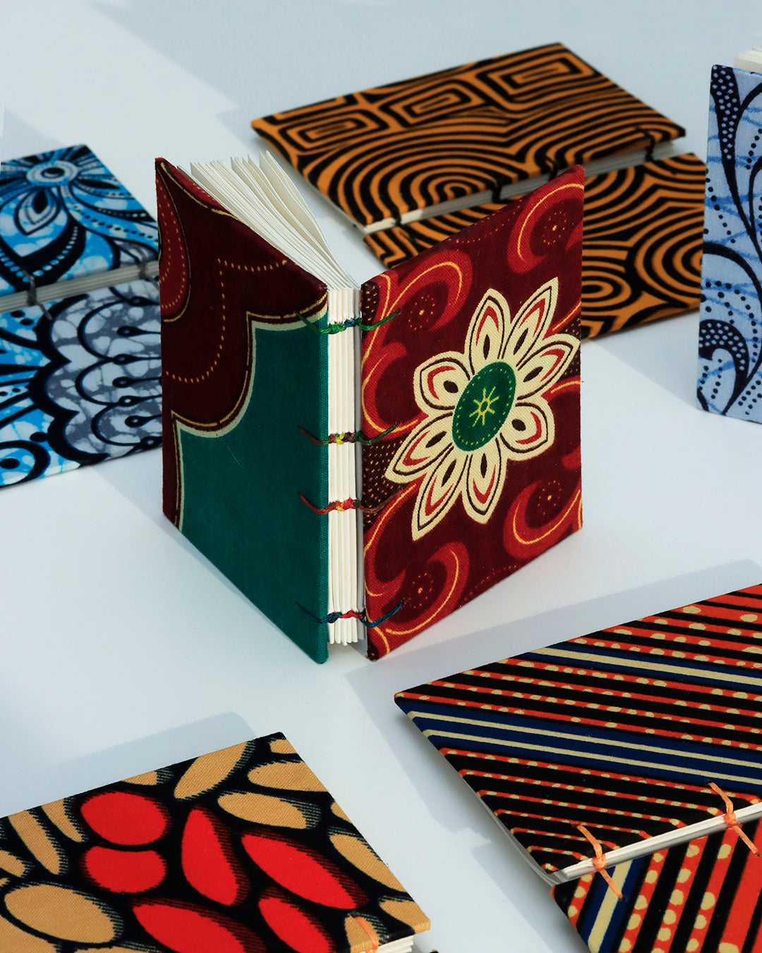 Pocket notebook tessuto wax africano