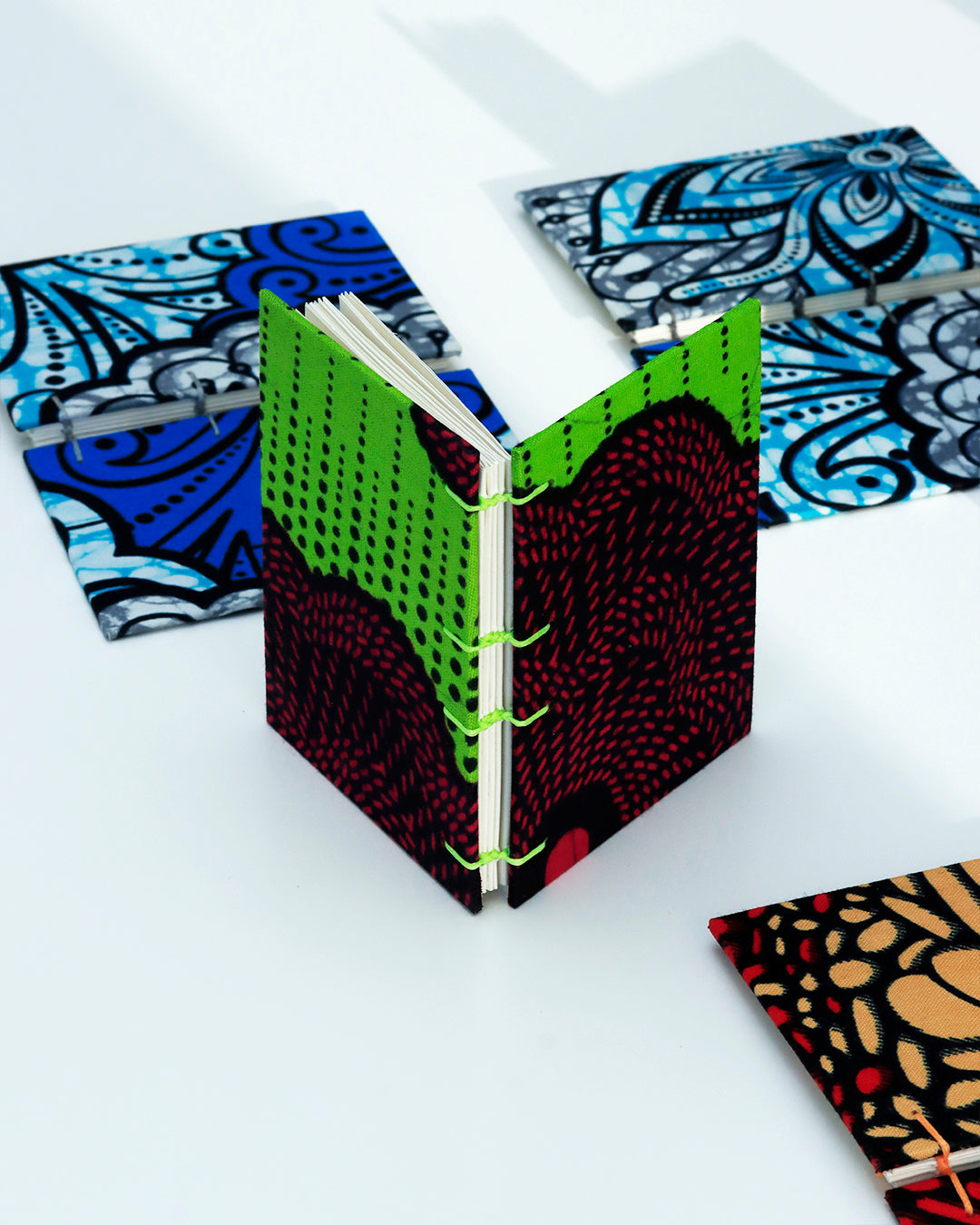 Pocket notebook tessuto wax africano