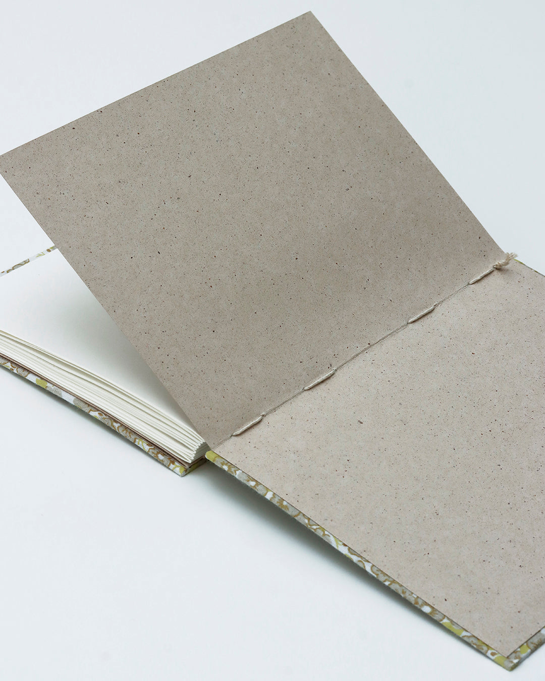 Quaderno da corredo formato A5 Appunti Bauletto Fiorellini tortora e verde