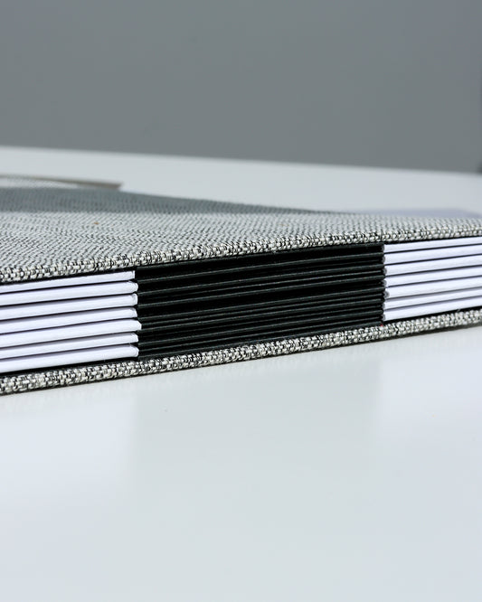 Album medio fotografia o guestbook | rilegatura australiana | black and white