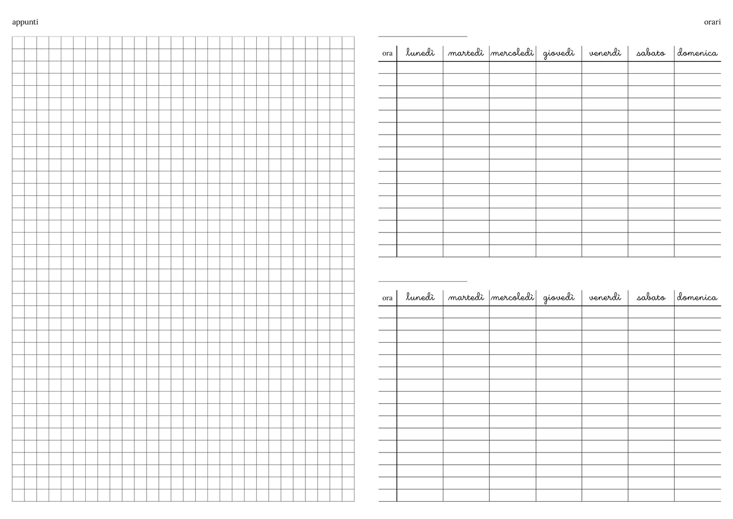 Maxi agenda pianificatrice perpetua mosaico spagnolo (copta)