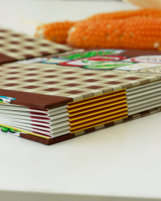 Ricettario A5 con carta di mais π½ | Conserve in dispensa