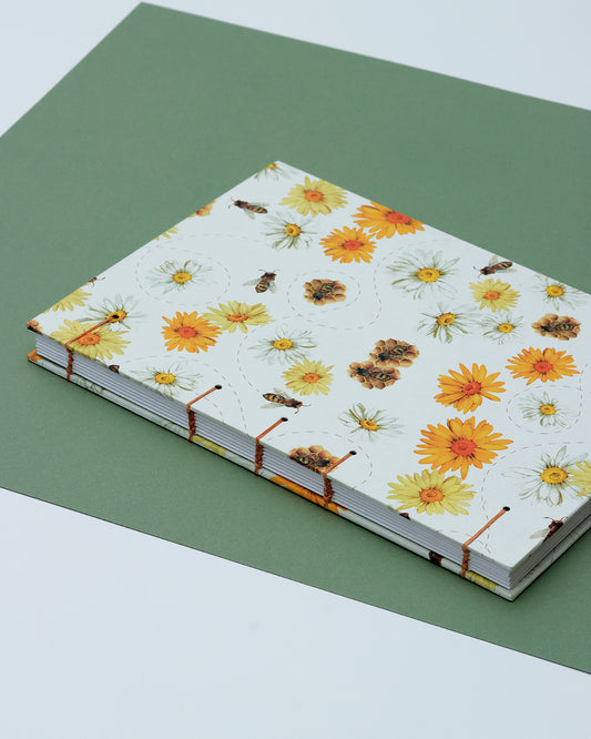 Quaderno A5 botanico Appunti Api e margherite