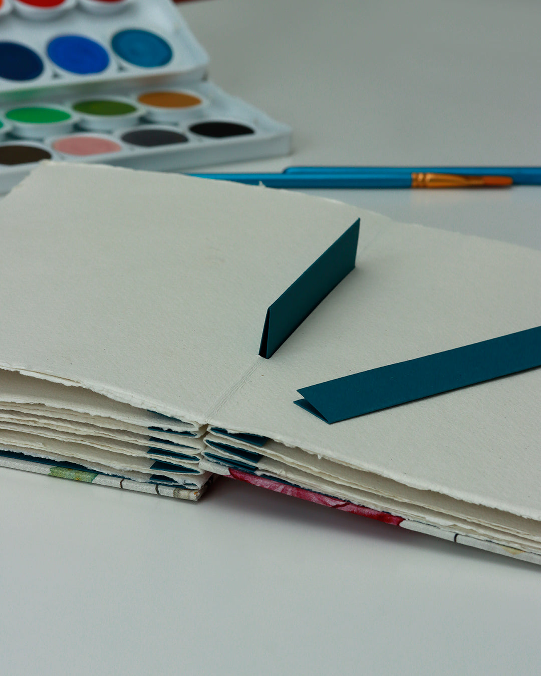 Quaderni per acquerello (carta fatta a mano Khadi, 100% cotone, 320 g/m2, grana medio-ruvida)