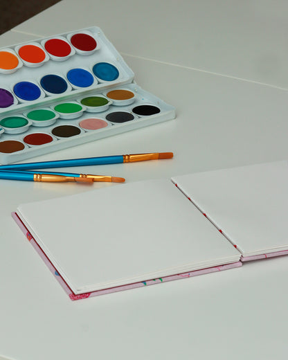 Diari quadrati per acquerello e scrittura (Fabriano 5, 130 g/m2)