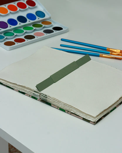 Quaderni per acquerello (carta fatta a mano Khadi, 100% cotone, 320 g/m2, grana medio-ruvida)