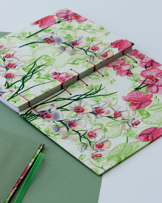 Quaderno A5 botanico Appunti Orchidee