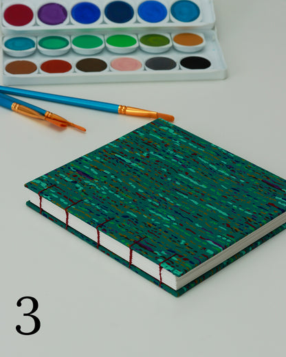Diari quadrati per acquerello e scrittura (Fabriano 5, 130 g/m2)