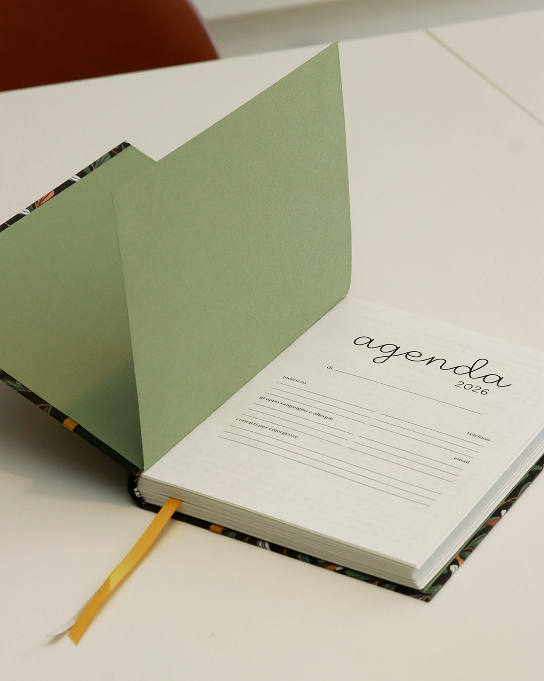 Agenda 2026 uccellini (dorso arrotondato)