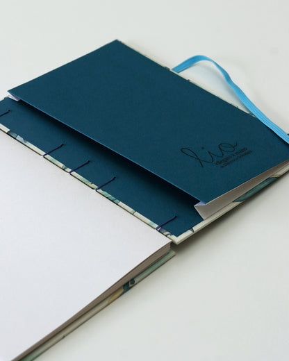 Quaderno Appunti, Formato A5, Algacarta, Elefanti con elastico e busta