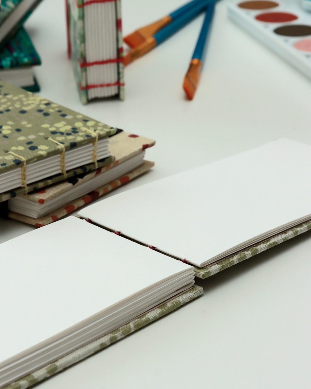 Piccoli diari rettangolari per acquerello e scrittura (Fabriano 5, 130 g/m2)