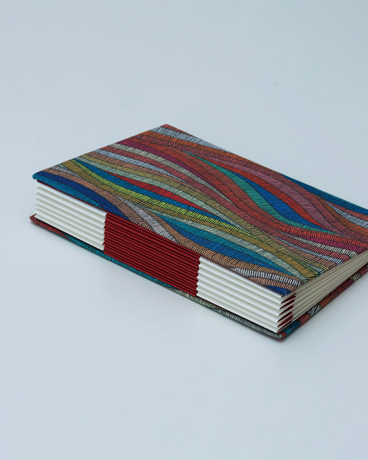 Quaderno Acquarello (Fabriano 1264, 25% cotone) onde, rosso