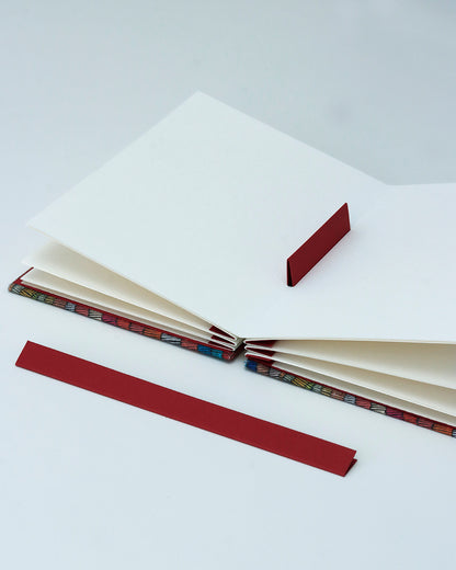 Quaderno Acquarello (Fabriano 1264, 25% cotone) onde, rosso