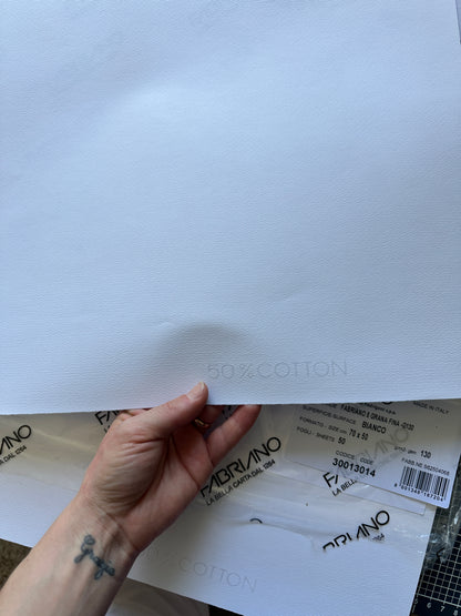 Piccoli diari rettangolari per acquerello e scrittura (Fabriano 5, 130 g/m2)