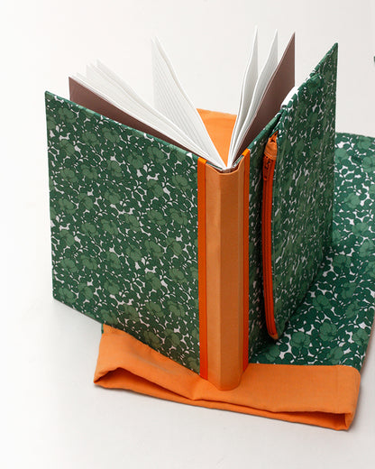 Quaderno Scrittura Creativa (rigato) zucche verde e arancione