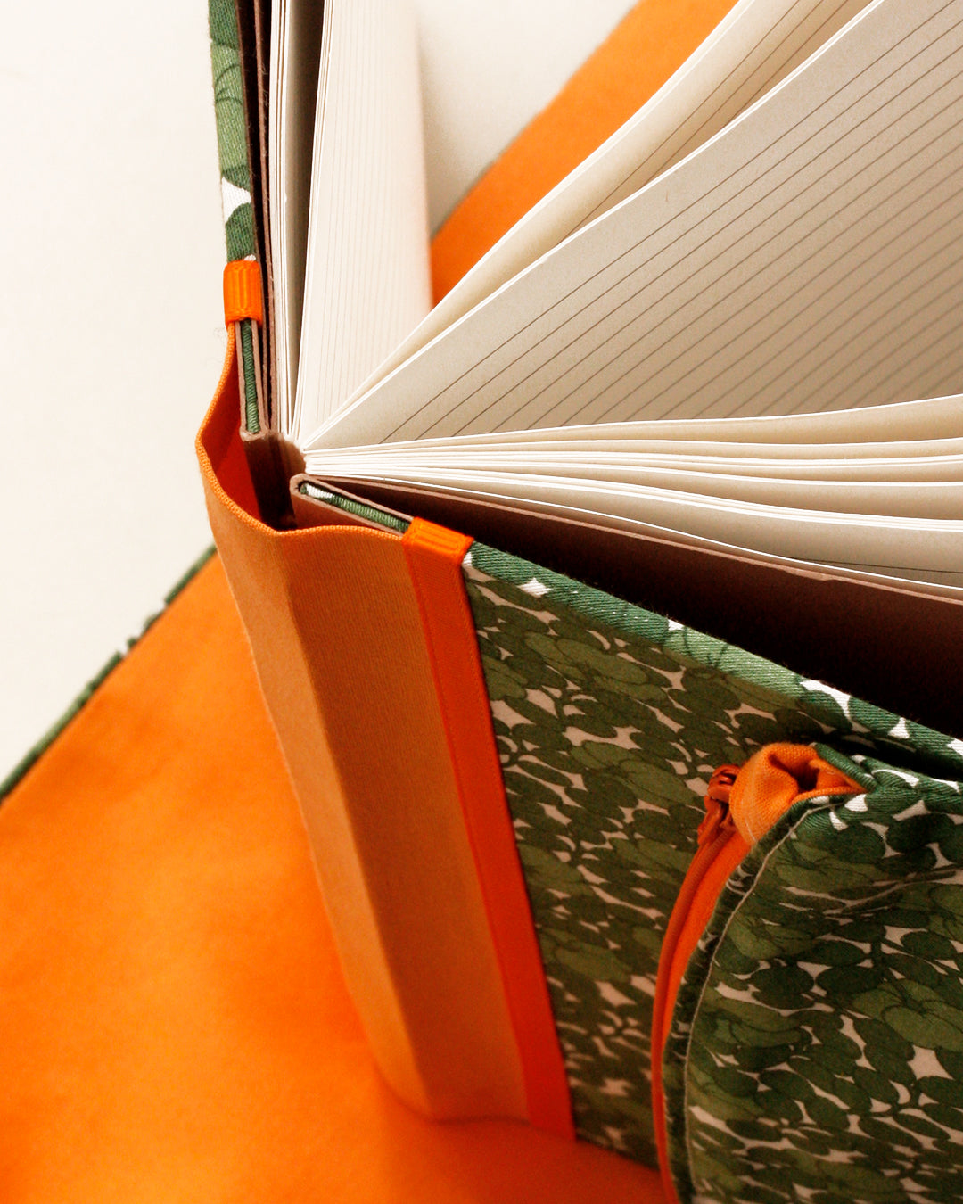 Quaderno Scrittura Creativa (rigato) zucche verde e arancione