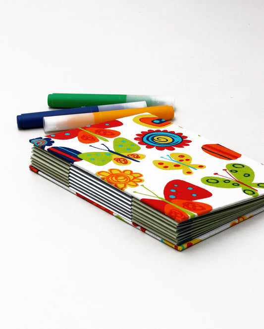 Album piccolo medio fotografia o guestbook | rilegatura australiana | farfalle