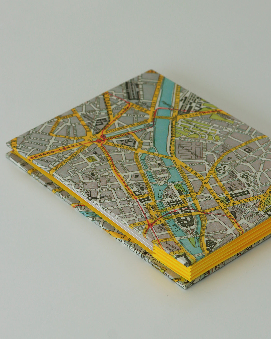 Album cartoline (illustrate) con mappa vintage Parigi 1922