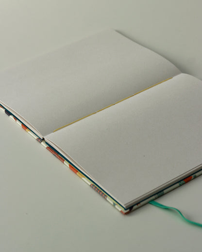 Quaderno Appunti, Formato A5, Algacarta, Barchette (con elastico e busta)