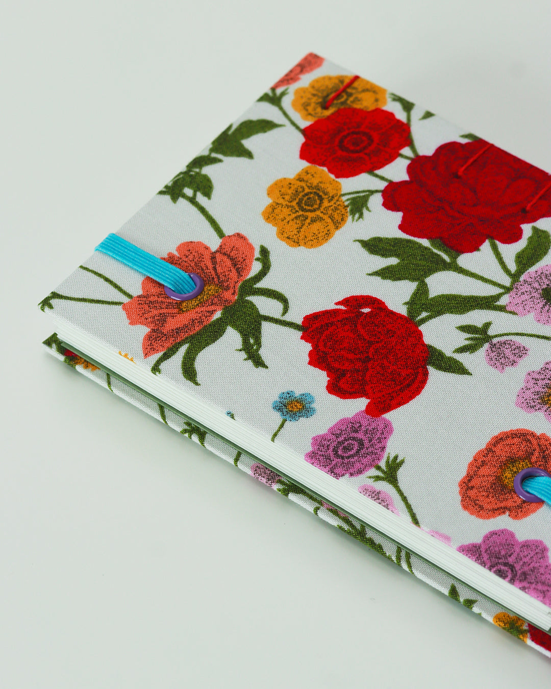 Agenda delle ricorrenze fiori di campo (copta con elastico)