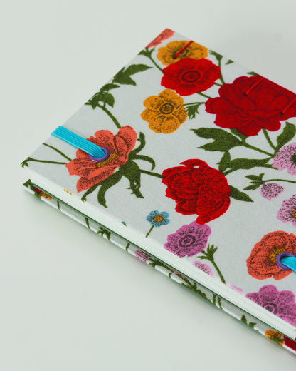 Agenda delle ricorrenze fiori di campo (copta con elastico)