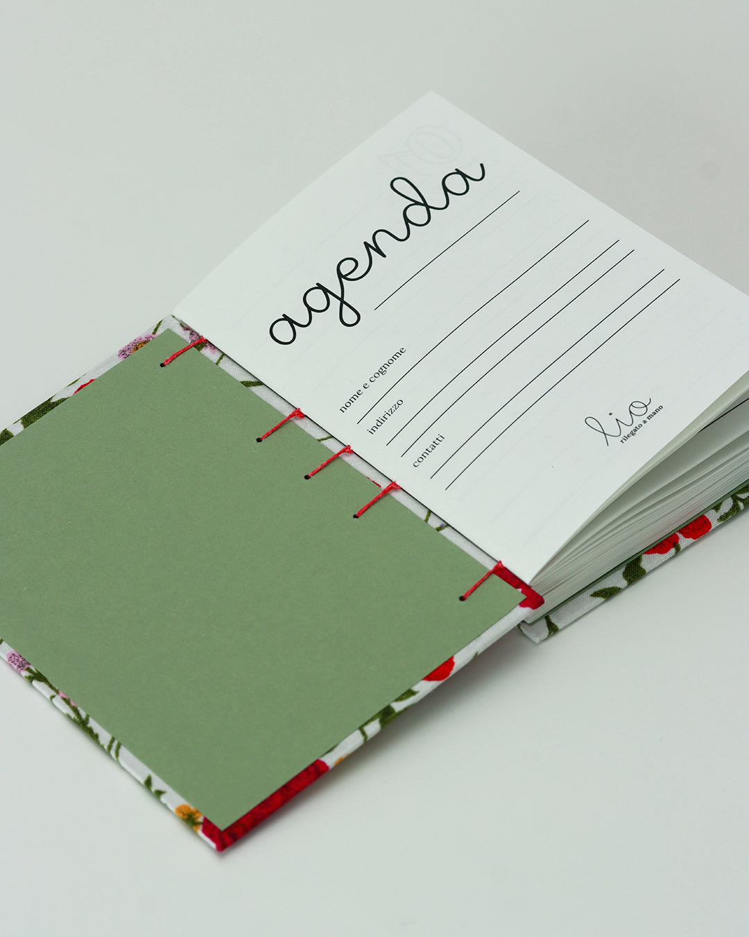 Agenda delle ricorrenze fiori di campo (copta con elastico)