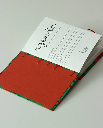 Agenda delle ricorrenze foliage coreano (copta con elastico)