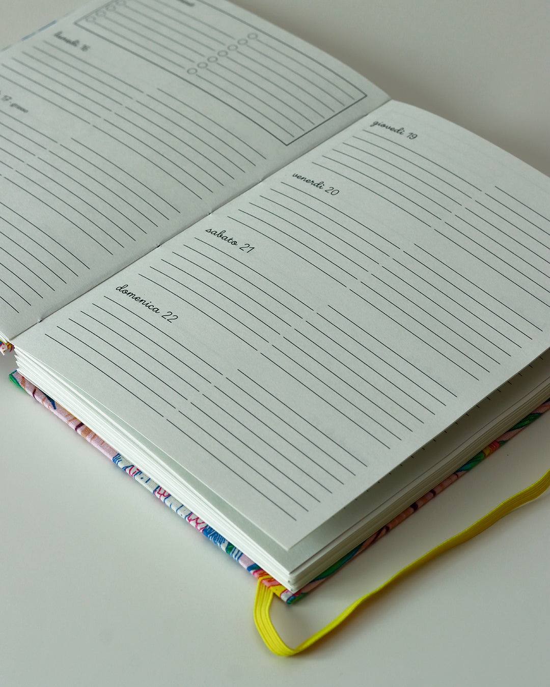 Agenda 2026 flora caraibica (copta con elastico)