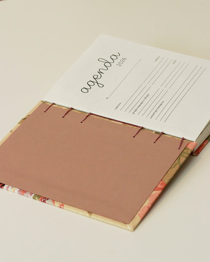 Agenda 2026 rose (mix copta e francese )