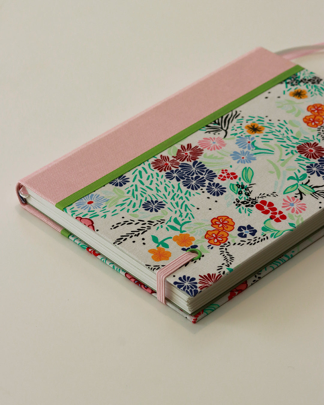 agenda a5 floreale dorso arrotondato