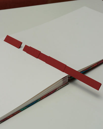 Quaderno grande Acquarello (Hahnemühle 100% cotone, cold pressed) Composizione floreale di Natale