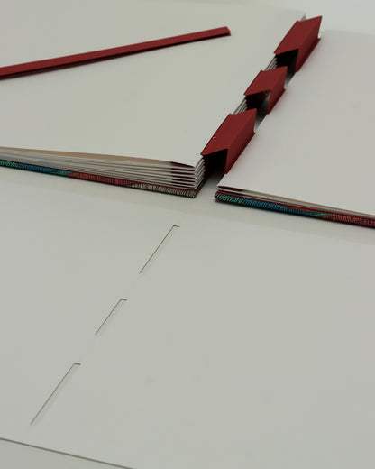 Quaderno grande Acquarello (Hahnemühle 100% cotone, cold pressed) Composizione floreale di Natale