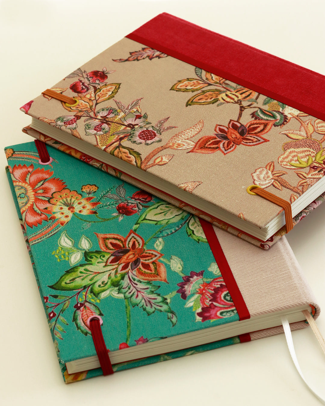 Agenda 2026 floreale arabesca marrone (dorso arrotondato con elastico e busta)