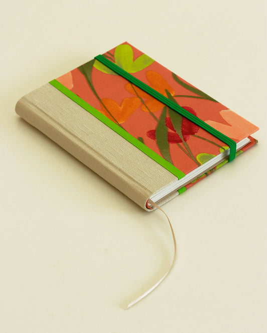 Agendina 2026 tulipani (dorso arrotondato con elastico e pagine bianche extra)