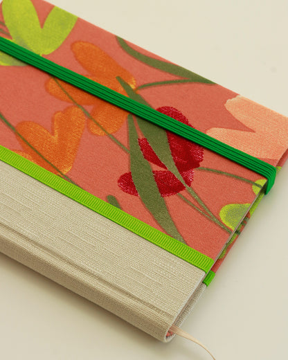 Agendina 2026 tulipani (dorso arrotondato con elastico e pagine bianche extra)