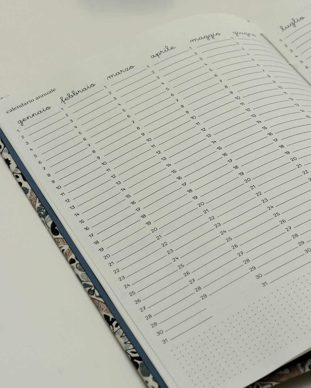 Maxi agenda pianificatrice perpetua mosaico spagnolo (copta)