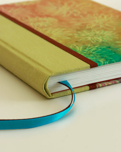 Agenda 2026 girasoli acquarello (dorso arrotondato con elastico)